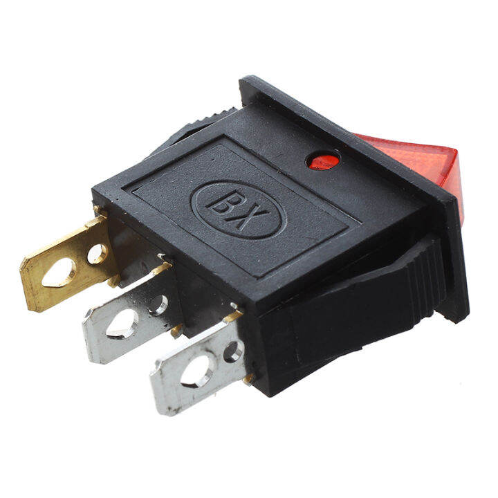 ac-16a-250v-20a-125v-red-light-illuminated-on-off-spst-boat-rocker-switch-x-5-pcs