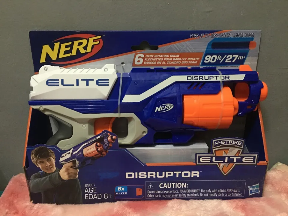 Nerf N-Strike Elite Disruptor Blaster with 6 Nerf Elite Darts