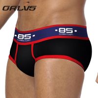 [ORLVS]y Underwear BS Men Briefs Breathable Underpants Low Waist Briefs Cotton Ready Stock BS145