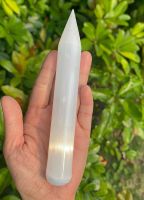 Selenite ดินสอไม้กายสิทธิ์ขนาดใหญ่ Selenite ขัดมัน