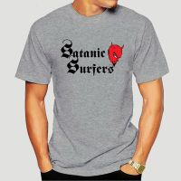 Satanic Surfers Punk Rock Band T-Shirt Bw Popular Tagless Tee Shirt O-neck Custom Printed Mens T-shirt  SXYH