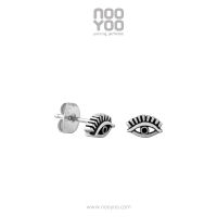 NooYoo ต่างหูสำหรับผิวแพ้ง่าย EYES Surgical Steel