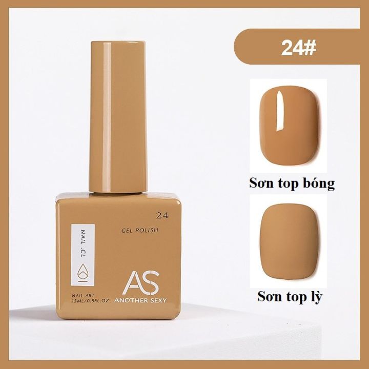 Sơn Gel AS chai vuông Mã V24 (màu vàng nâu bắt mắt): Thử ngay sơn Gel AS chai vuông Mã V24 (màu vàng nâu bắt mắt) để tô điểm cho bàn tay của bạn trở nên thật nổi bật và phong cách hơn bao giờ hết. Với công thức nhanh khô và chống tróc, bạn sẽ thấy sự khác biệt ngay sau khi sử dụng.