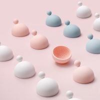 ┅☌ Creative with meatballs silicone wash clean MATS makeup brush cleaner brush clean wash plate wash bowl