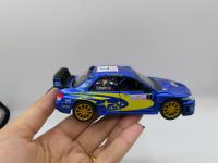 โมเดลรถยนต์ Subaru Impreza WRC 2007 ทำจากเหล็ก สัดส่วน 1:36 ประตูเปิดได้เหมือนจริง ล้อฟรีสามารถสไลด์วิ่งได้เหมือนจริง KT5328