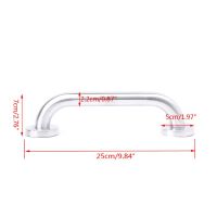 25cm Bathroom Shower Tub Handrail Stainless Steel Safety Toilet Support Rail Grab Bar Handle