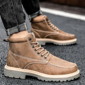 Mens low cut winter on sale boots