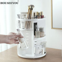 Japanese Cosmetic Storage Rack Desktop Makeup Shelf Holder Rotating Dressing Table Skin Care Lipstick Organizer Container