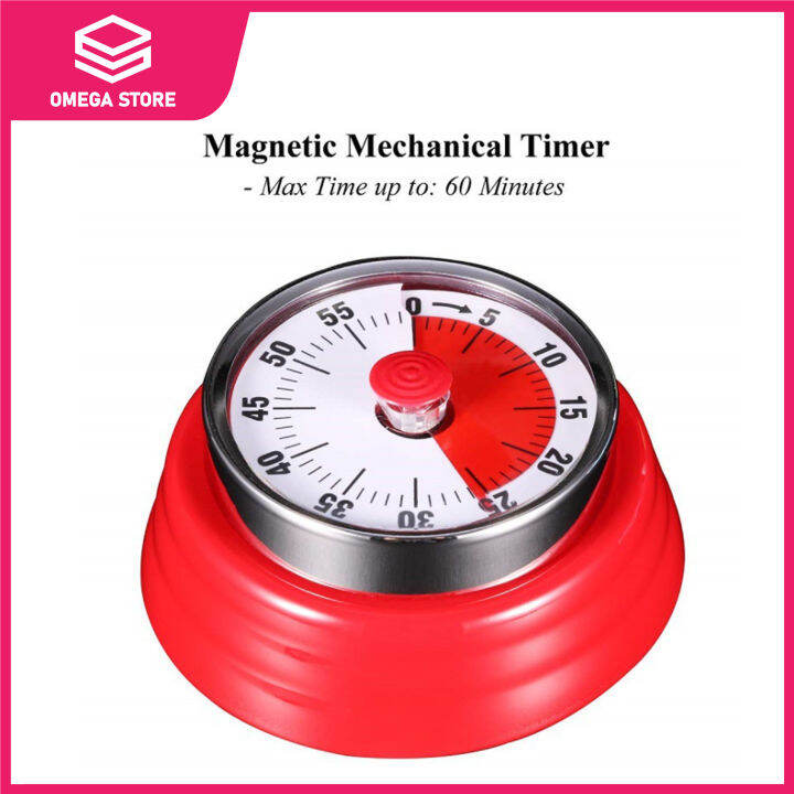 (O Mega) 60 Minutes Mechanical Visual Countdown Timer