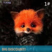 ?【Lowest price】TANG 1ชุดไม่จบกระเป๋าสัตว์สัตว์เลี้ยงของเล่นขนสัตว์เข็ม felting สุนัขแมว Fox Felt