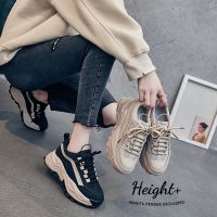 CODtianjia6731 [Height ] Thick-Soled Heightened 5.5cm Daddy Shoes Women Fashion Sports Casual Womens