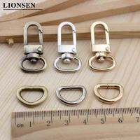 【CW】 Lionsen Parts Accessories Luggage bag buckle hook/DogBag hanger Clasp D ring 12 mm diameter 6set/lot