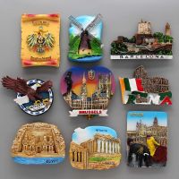 3d fridge magnet German Dutch windmill Egypt American Spain bullfighter Rome Colosseum Belgium urine boy Greece Athens Souvenirs