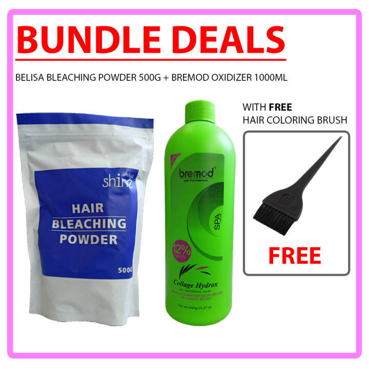 Belisa Bleaching Powder 500g and Oxidizer 1000ml with FREE Hair