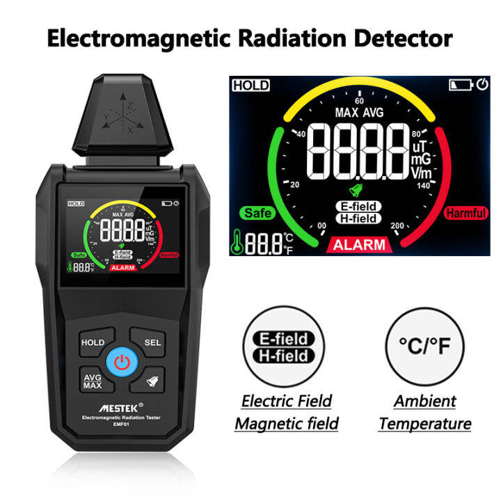 3In1 Digital Radiation Detector HD Colour Screen