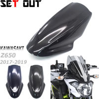 อุปกรณ์มอเตอร์ไซค์กีฬากระจก Visor ลม D Eflector ลม D Eflector สำหรับคาวาซากิ Z650 2017 2018 2019 Z 650