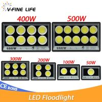 LED FloodLight 220V 100W 200W 300W 500W Waterproof High Bright Outdoor Garden Projector Lighting Spotlight Wall Flood Lights