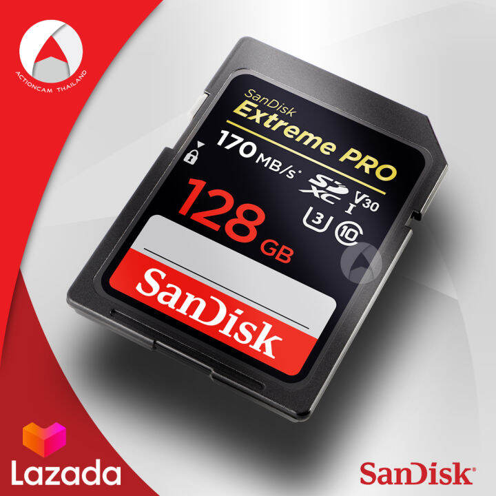 sandisk-sd-card-รุ่นใหม่-extreme-pro-128gb-sdxc-speed-อ่าน170mb-s-เขียน-90mb-s-sdsdxxy-128g-gn4in-memory-เมมโมรี่การ์ด-เอสดี-แซนดิส-สำหรับ-กล้องถ่ายรูป-ถ่ายภาพ-dslr-mirrorles-มิลเล