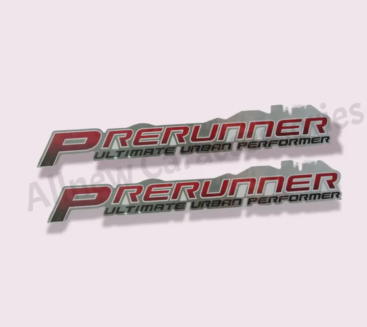 AD.สติ๊กเกอร์ Prerunner ติดข้างท้ายกระบะ Toyota Vigo ปี 2008 รุ่น 2 แพ็ค 2ชิ้น