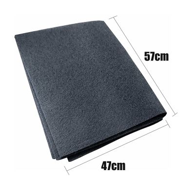 Hot selling 1PC 57X47cm Black Cooker Hood Extractor Activated Carbon Filter Cotton For Smoke Exhaust Ventilator Home Kitchen Range Hood