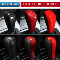 คาร์บอนไฟเบอร์ ABS สำหรับ BMW E60 E87 E92 E91 E90 X3 X5 Z4 1 3 5 6 7 Series รถเกียร์ Shift Knob Trim Cover อุปกรณ์เสริมอัตโนมัติ