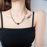 MU YU Hip-Hop วินเทจ Choker โลหะอัลลอยสุดเท่เครื่องประดับแฟชั่นโซ่กระดูกไหปลาร้าสร้อยคอผู้หญิงสไตล์เกาหลี