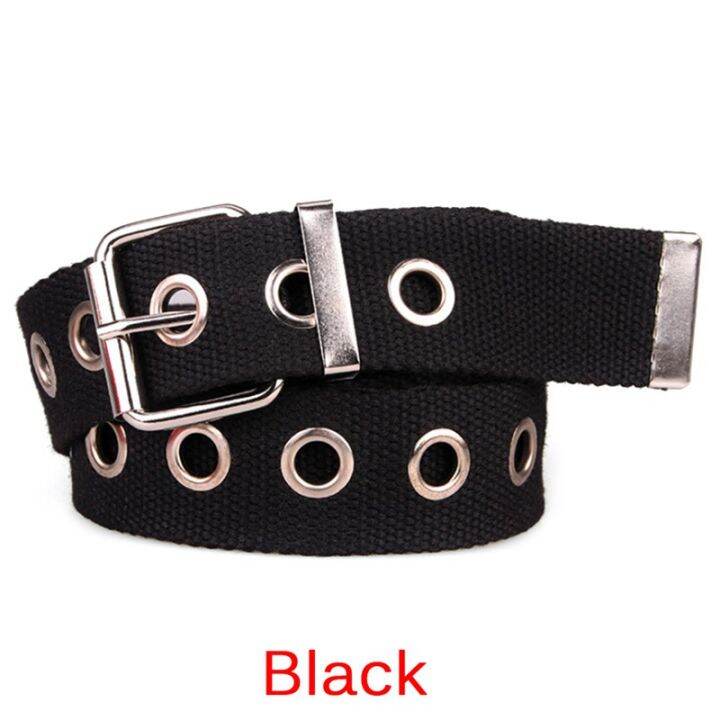 women-belts-studded-grommet-holes-single-pin-buckle-belt