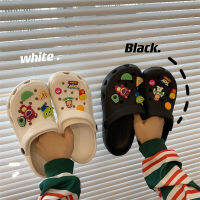 IK Flip Flops รองเท้าแตะผู้หญิงกันลื่น,สวมใส่ภายนอกกระเป๋าผ้าดิบนิ่มนิ่มนิ่มรองเท้าแบบมีรูระบายถอดได้สำหรับผู้หญิงใส่ในฤดูร้อน