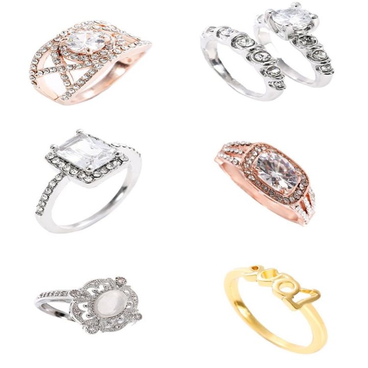 wish-han-edition-การขายผู้ผลิตขายส่งแหวนทองคำขนาดเล็กมีตัวอักษรแบบเรียบง่าย