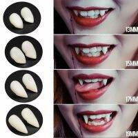 【Ready Stock】หมวกฟันแวมไพร์สีขาว,ชุดแฟนซีฟันฮาโลวีน White Vampire Fangs Caps Tooth Fancy Dress Halloween