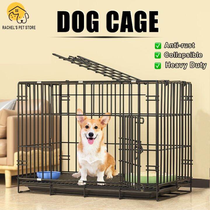 【🥇2023】 Cage Dog Collapsible HouseTray Heavy Duty with Pad | Lazada PH