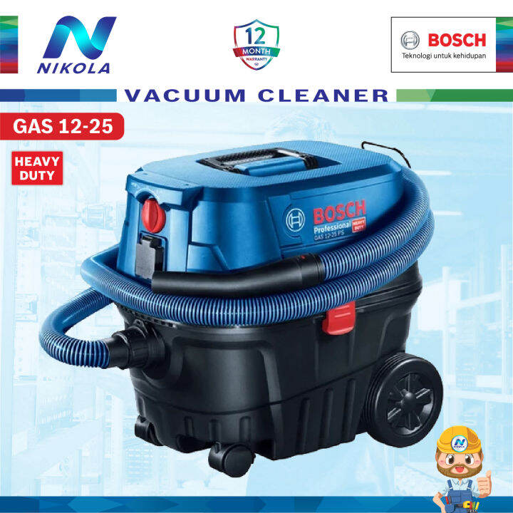 GAS 12 25 BOSCH Vacuum Cleaner 25 L Heavy Duty GAS1225 Lazada