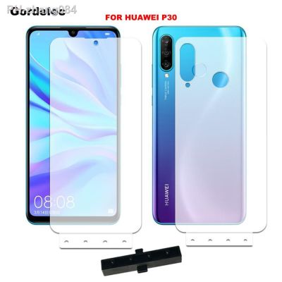 2PCS Soft Hydrogel Front Back Full Cover Screen Protector Film For HuaweiP30 pro P30 lite TPU nano film not glass