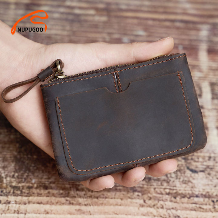 Women 100% Genuine Leather Wallets Small Coin Purse Mini Wallet