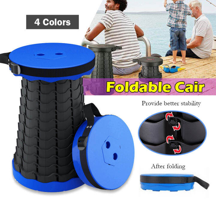 Outdoor Furniture Retractable Stool Chairs Portable Stool Lounge