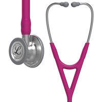 3M Littmann Cardiology IV Diagnostic Stethoscope, Standard-Finish Chest Piece, Raspberry Tube, Stainless Stem and Headset, 27 Inch, 6158 Raspberry Tube Machined Stainless Steel Chestpiece Stethoscope