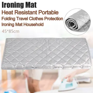 Heat-Resistant Silicone Ironing Board Pad Flexible Ironing Portable Thicken  Hot Protection Rest Holder Iron Pad