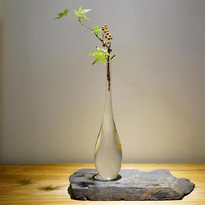 Japanese Zen Vase Transparent Glass Countertop Vase Home Decoration Flower Arrangement Hydroponic Small Vase Home Decoration