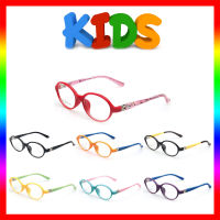 Fashion แว่นตาเด็ก Kid Glasses แฟชั่น รุ่น 8801 วัสดุ พลาสติก พีซี เกรด เอ Plastic PC Grade A กรอบเต็ม Full frame ขาสปริง Spring legs กรอบแว่นตาเด็ก สวมใส่สบาย Children Frame Eyeglass Baby Eyewear มีบริการรับตัดเลนส์ แว่นเด็ก