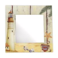 U-RO DECOR รุ่น LIGHTHOUSE SHELL กระจก ดีไซน์ ขนาด 50 x 50 ซม.