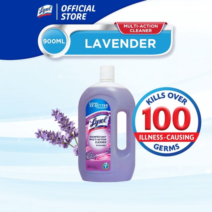 Lysol Multi Action Cleaner Lavender 900ml Lazada Ph 