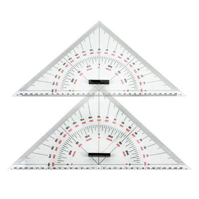 Chart Drawing Triangle Ruler for Ship Drawing 300mm Large-Scale Triangle Ruler for Distance Measurement Teaching Engineering Design