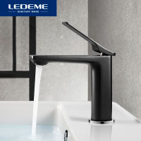 LEDEME Basin Faucet Deck Mount Bathroom Faucets Vanity Vessel Sinks Mixer Tap Cold And Hot Water Tap L1075 L1075B
