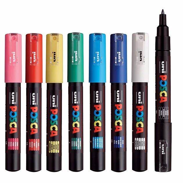 POSCA PC-1M Extra Fine Tip Marker | Lazada