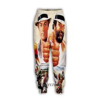 New mens/womens Bud Spencer Terence Hill 3D printed casual pants Fashion street wear Mens loose fitting sports pants F28