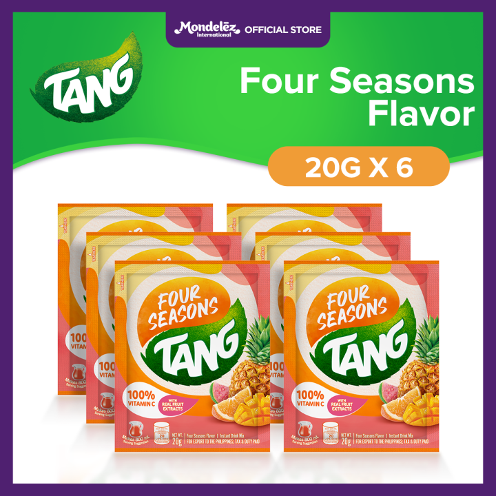 Tang Instant Drink Mix - Four Seasons Flavor 20g with Vitamins and ...