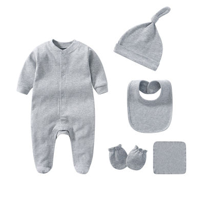 2023ของแข็งชุดนอนชุด35ชิ้นทารกแรกเกิดผ้าฝ้าย R Omper U Nisex เสื้อผ้าเด็กผู้หญิง J Umpsuit ฤดูใบไม้ผลิเสื้อผ้าเด็กทารก Ropa Bebe ฤดูใบไม้ร่วง