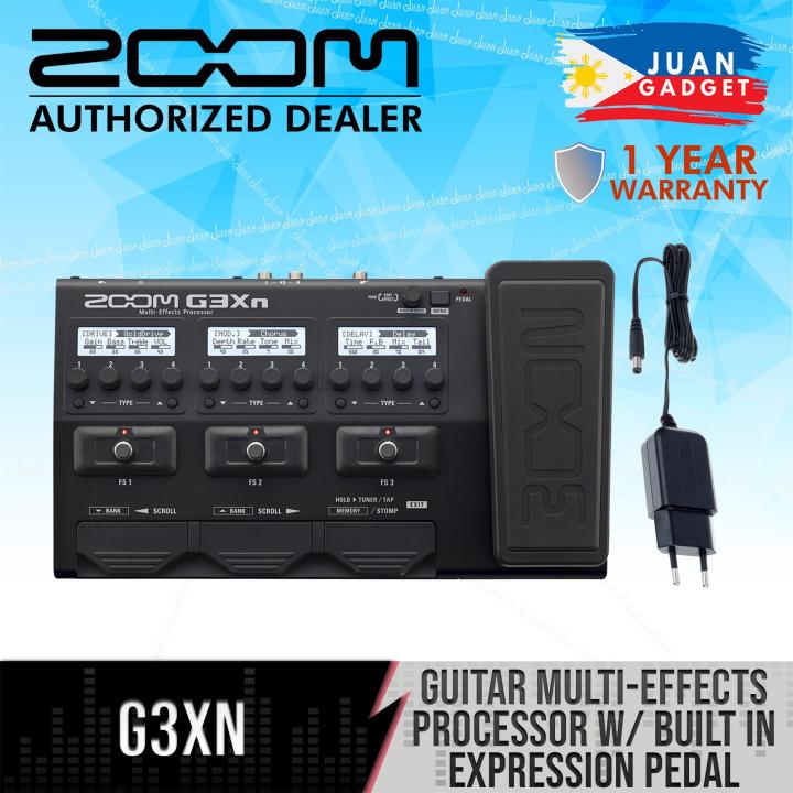 Zoom G3Xn Multi-Effects Processor with Built-In Expression Pedal 