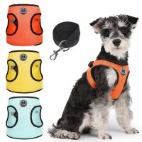 【jw】✗❧ 3pcs/set Dog Harness with Leash Set for Small Dogs Cats Walking Lead Pug French Bulldog Chihuahua