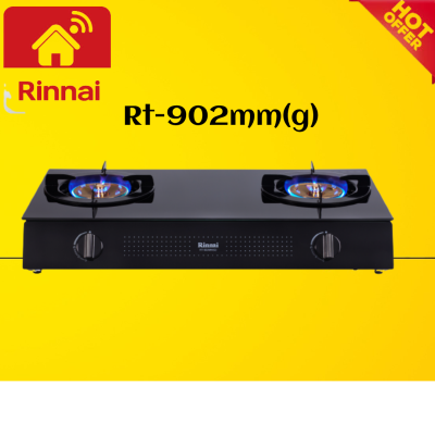 Rinnai รินไน รุ่น Rt902mmg Rt-902mm(g) ไฟแรง ประหยัดแก๊สขึ้น10% รับประกันระบบจุด5ปี สินค้าพร้อมจัดส่ง